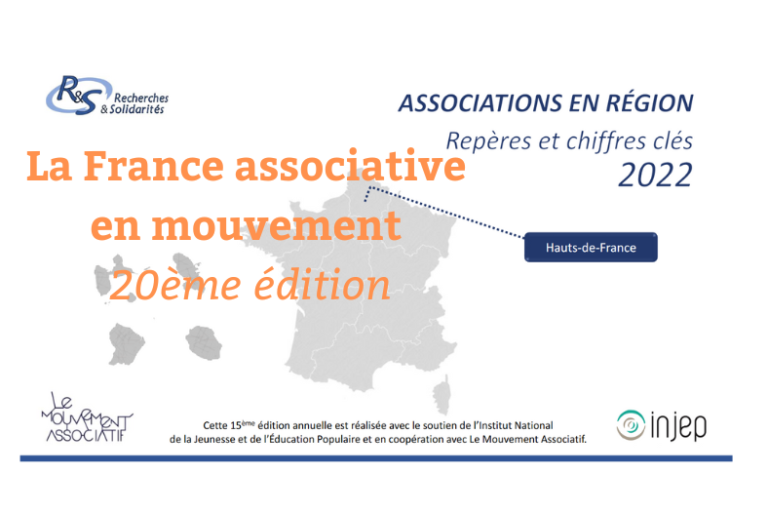 Le Panorama 2022 de la vie associative française et sa déclinaison régionale sont sortis !