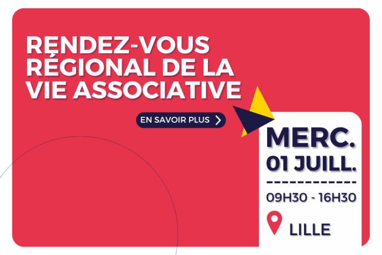 Rendez vous régional de la vie associative - 1er Juillet 2026